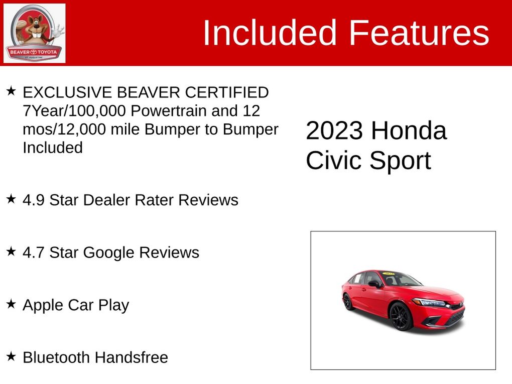 Used 2023 Honda Civic Sedan