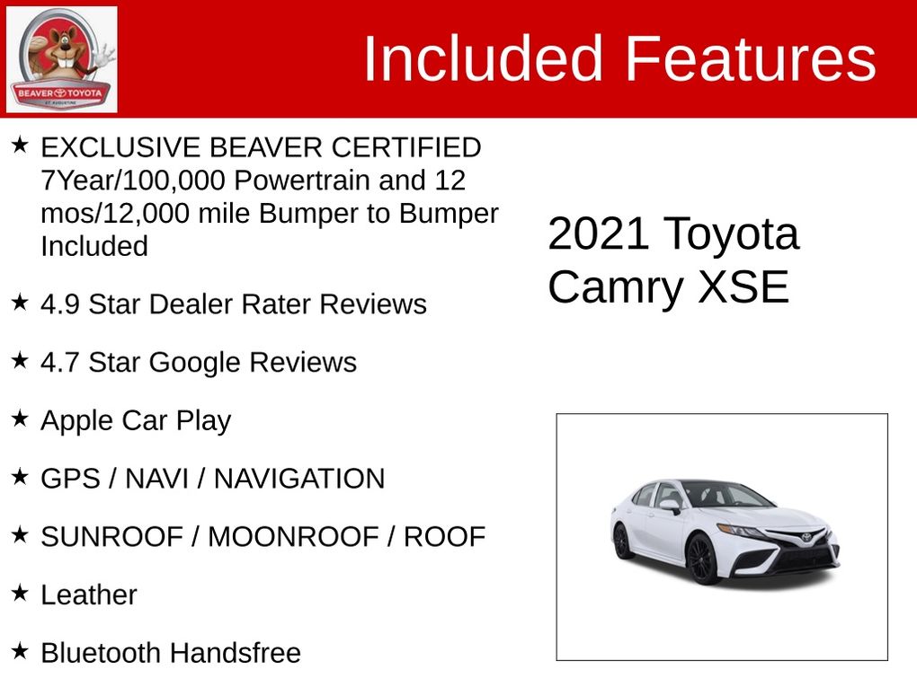 Used 2021 Toyota Camry Sedan