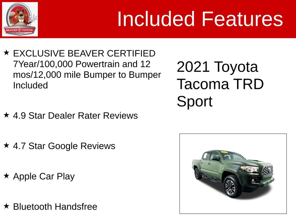 Used 2021 Toyota Tacoma Truck