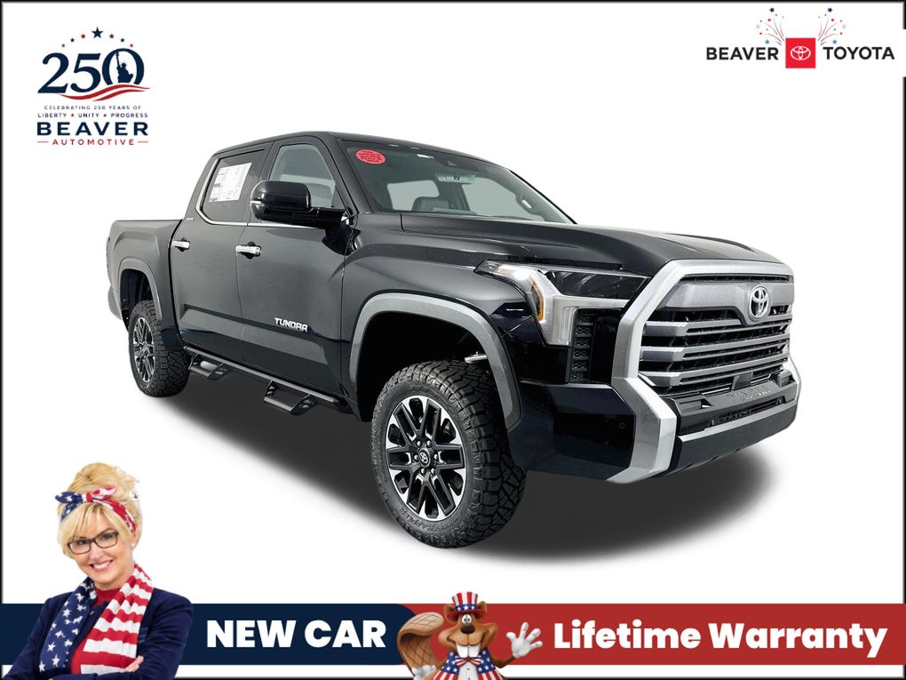 Midnight Black Metallic 2026 Toyota Tundra Pickup Truck Four-Wheel Drive Automatic