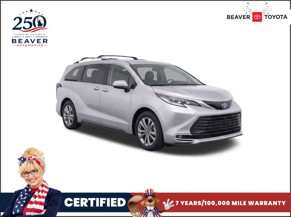 Celestial Silver Metallic 2023 Toyota Sienna Minivan All-Wheel Drive Continuously Variable Transmission