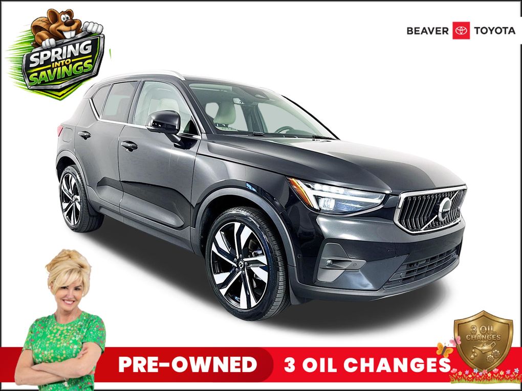 Onyx Black Metallic 2024 Volvo XC40 B5 Ultimate Bright Theme AWD SUV / Crossover All-Wheel Drive Automatic