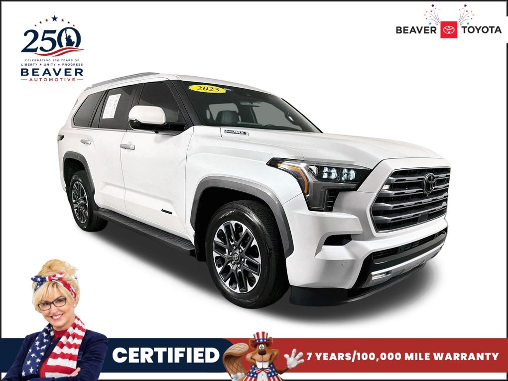 White (Wind Chill Pearl) 2025 Toyota Sequoia SUV / Crossover Four-Wheel Drive Automatic
