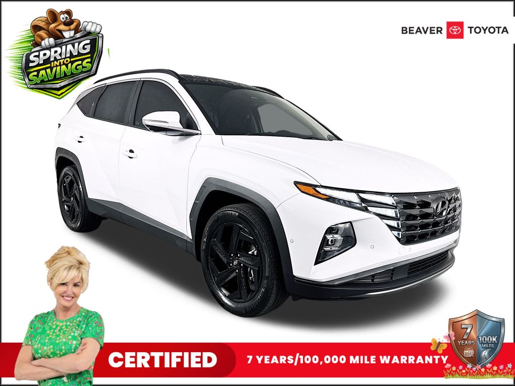 White Pearl 2024 Hyundai Tucson Hybrid Limited AWD SUV / Crossover All-Wheel Drive 6-Speed Automatic