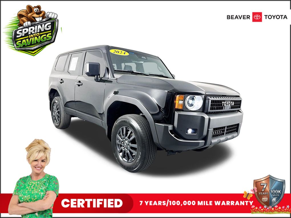 Black 2024 Toyota Land Cruiser 4WD SUV / Crossover Four-Wheel Drive 8-Speed Automatic