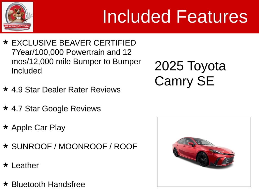 Used 2025 Toyota Camry Sedan