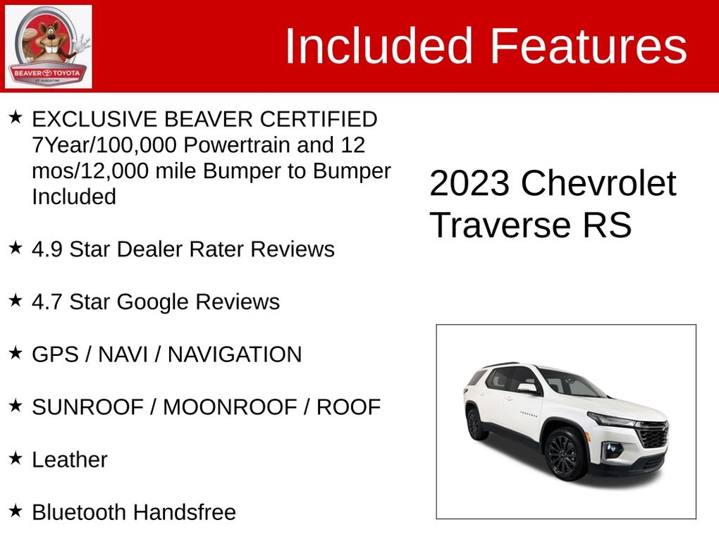 Used 2023 Chevrolet Traverse SUV