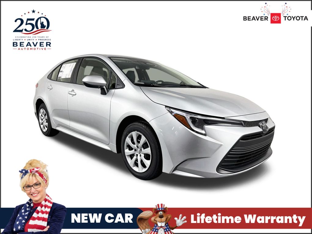 Classic Silver Metallic 2026 Toyota Corolla Hybrid Sedan Front-Wheel Drive Continuously Variable Transmission