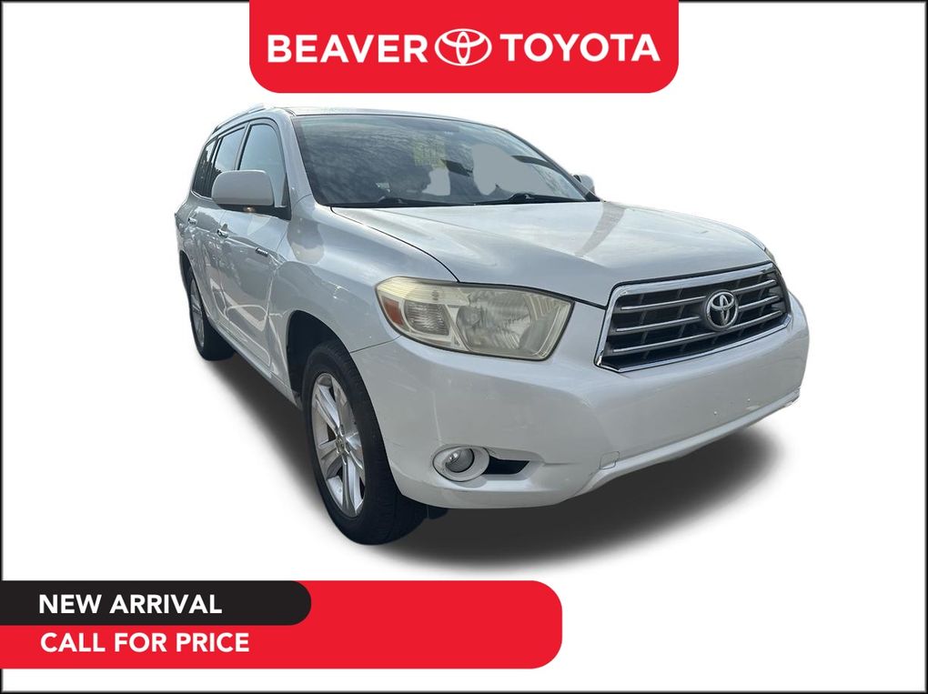 White (Blizzard Pearl) 2010 Toyota Highlander Limited SUV / Crossover Front-Wheel Drive 5-Speed Automatic Overdrive