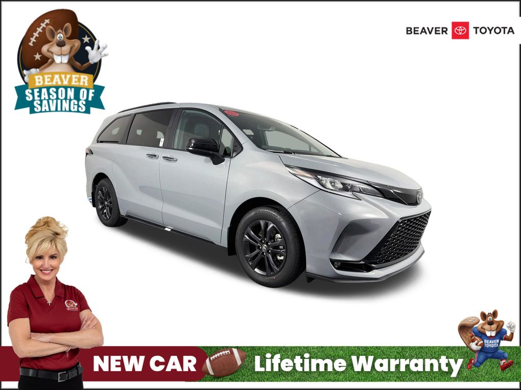 Cement Gray 2026 Toyota Sienna Minivan All-Wheel Drive Continuously Variable Transmission