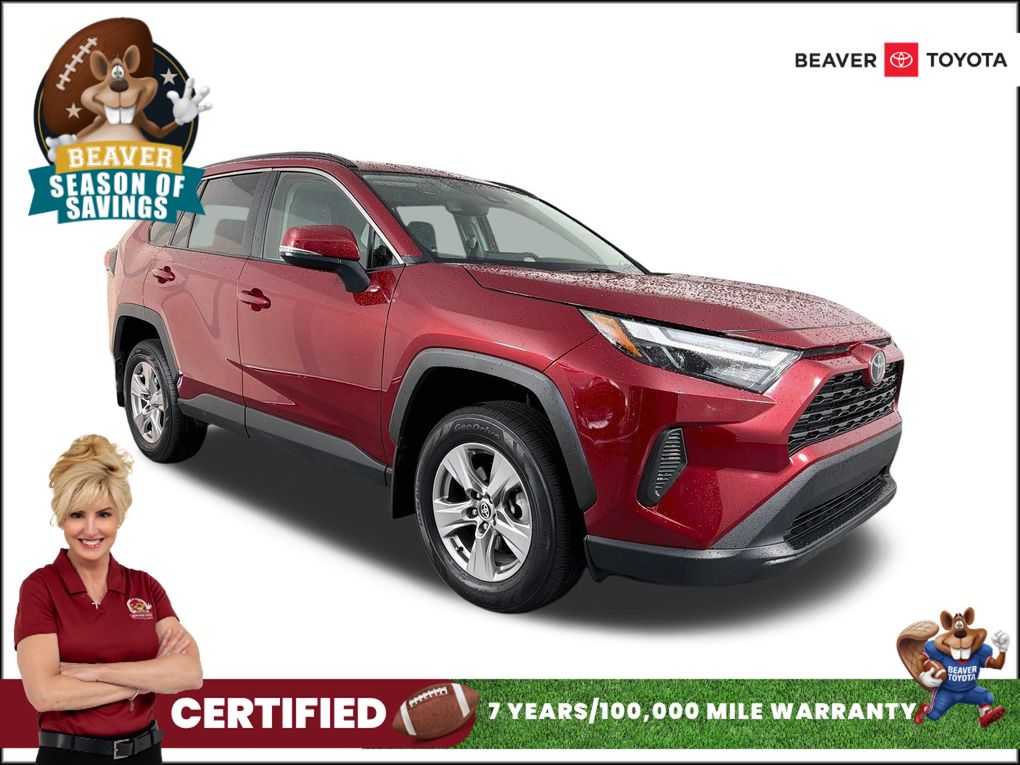 Red (Ruby Flare Pearl) 2024 Toyota RAV4 SUV / Crossover Front-Wheel Drive 8-Speed Automatic