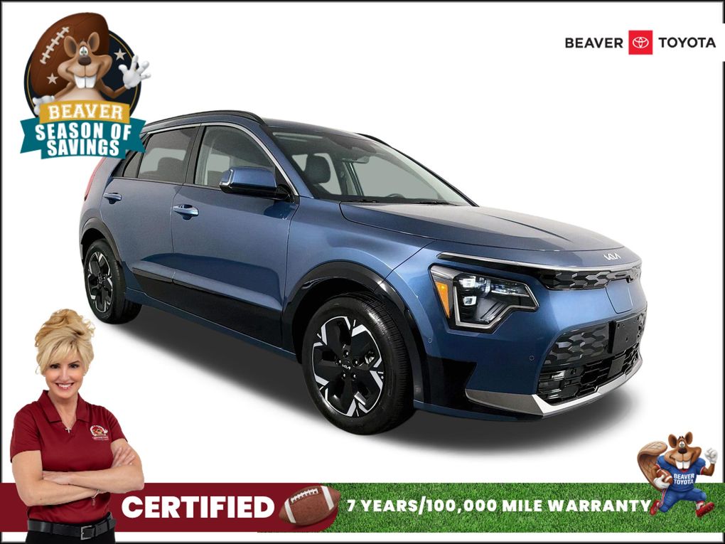 Mineral Blue 2025 Kia Niro EV SUV / Crossover Front-Wheel Drive 1-Speed Automatic