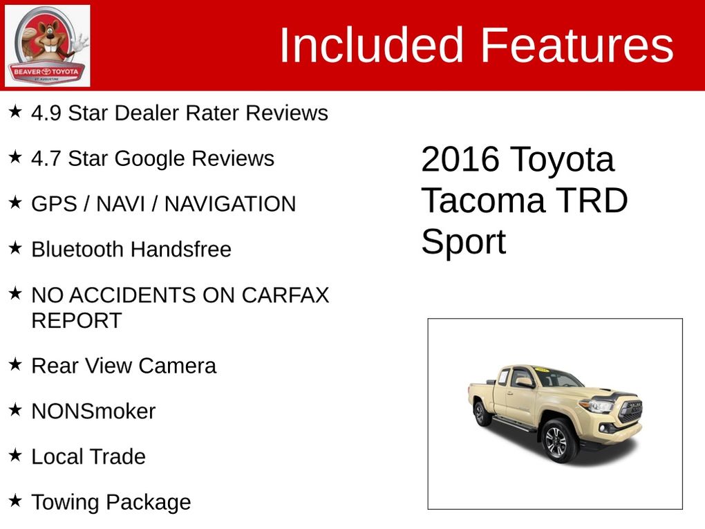 Used 2016 Toyota Tacoma Truck