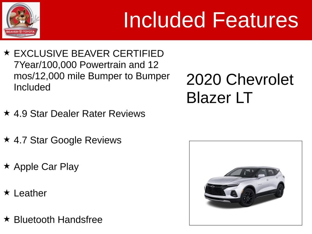 Used 2020 Chevrolet Blazer SUV