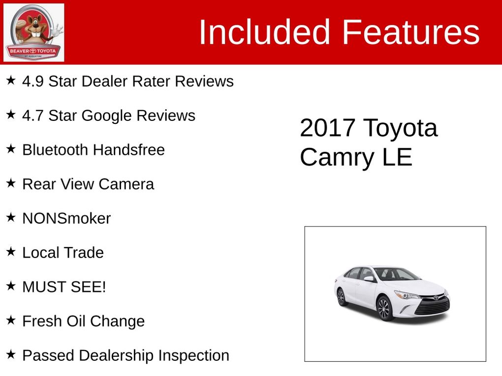 Used 2017 Toyota Camry Sedan