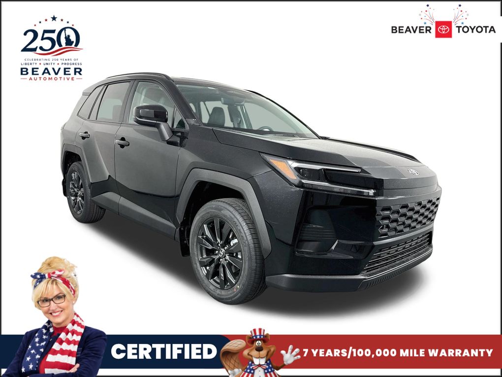 Midnight Black Metallic 2026 Toyota RAV4 SUV / Crossover Front-Wheel Drive Continuously Variable Transmission