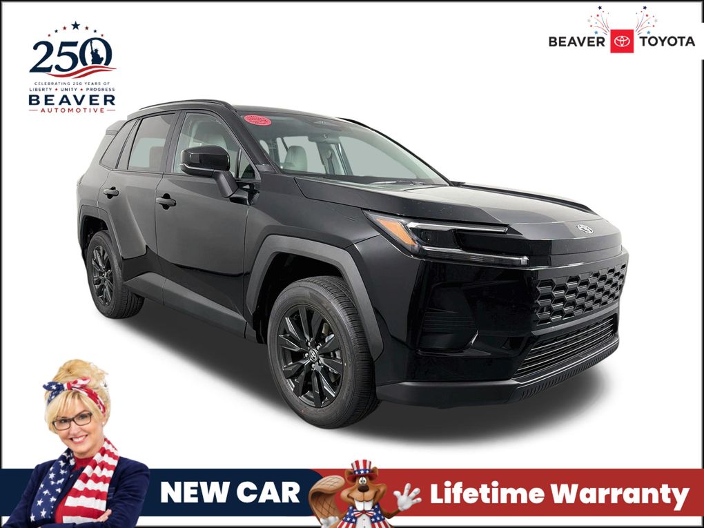 Black 2026 Toyota RAV4 SUV / Crossover Front-Wheel Drive Continuously Variable Transmission