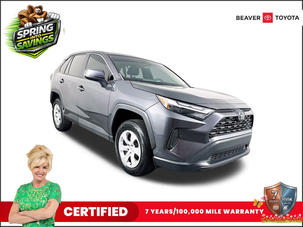 Magnetic Gray Metallic 2023 Toyota RAV4 LE FWD SUV / Crossover Front-Wheel Drive 8-Speed Automatic