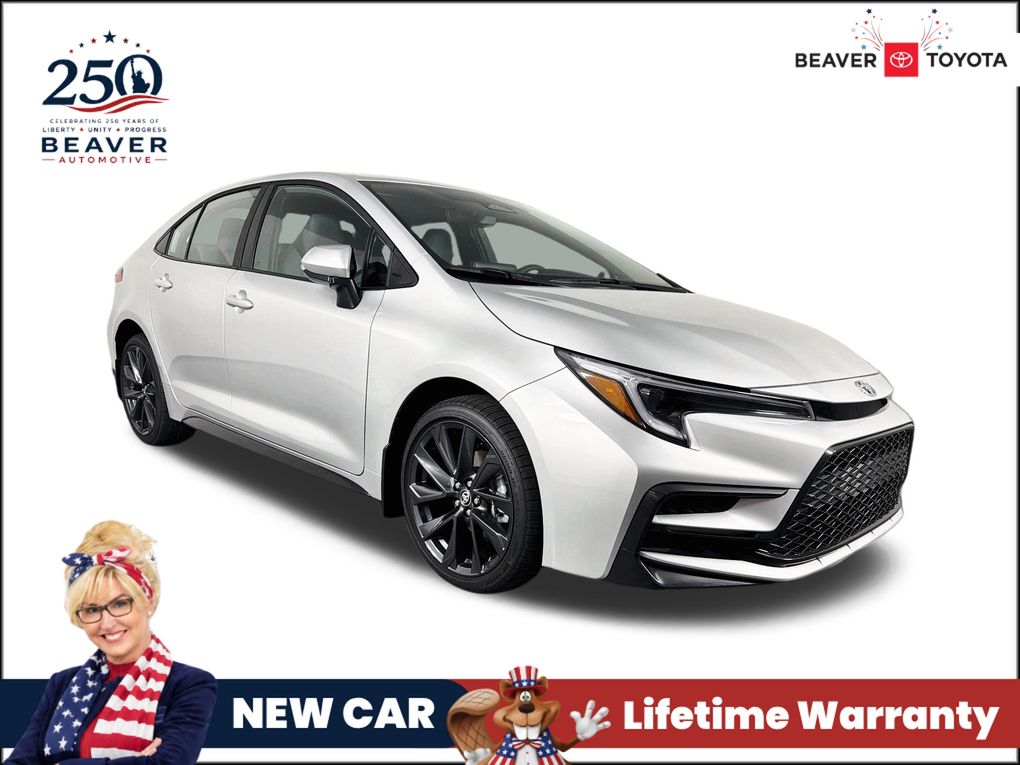 Classic Silver Metallic 2026 Toyota Corolla Sedan Front-Wheel Drive Continuously Variable Transmission