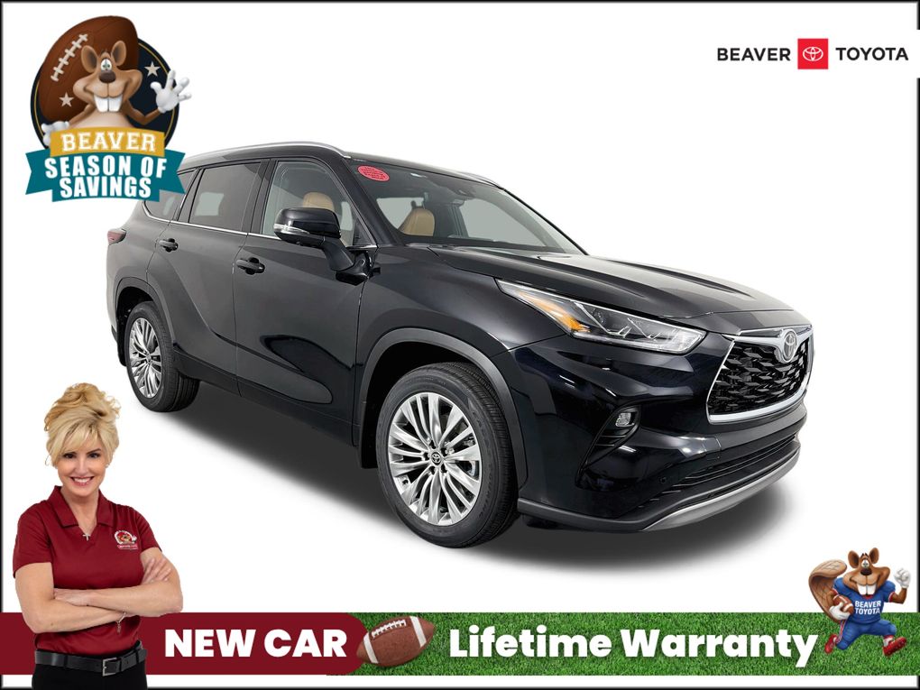 Midnight Black Metallic 2026 Toyota Highlander SUV / Crossover All-Wheel Drive 8-Speed Automatic