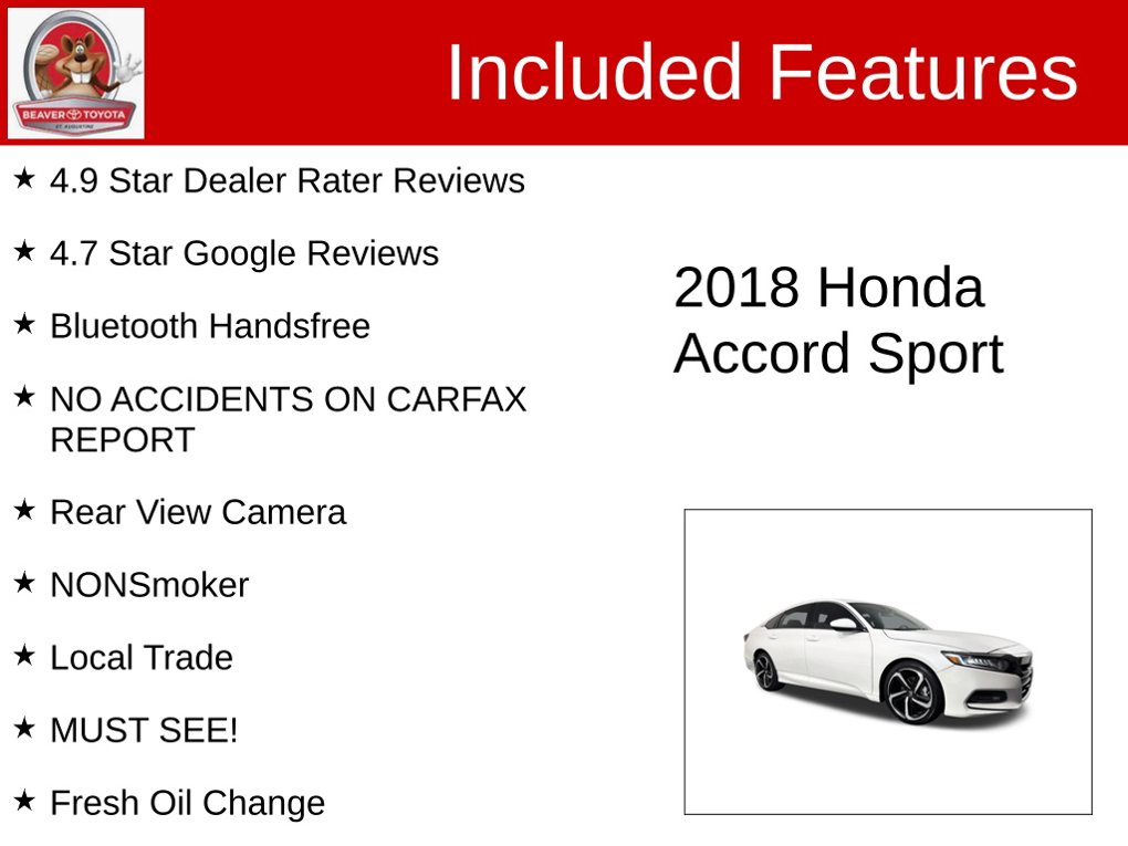 Used 2018 Honda Accord Sedan