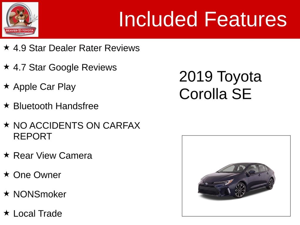Used 2019 Toyota Corolla Sedan