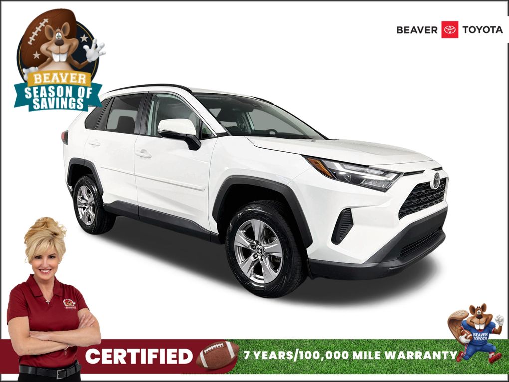 White 2022 Toyota RAV4 SUV / Crossover All-Wheel Drive 8-Speed Automatic