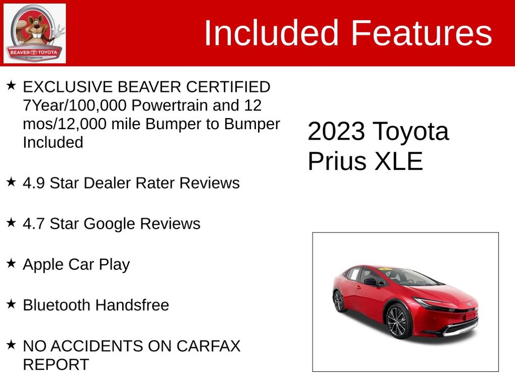 Used 2023 Toyota Prius Hatchback