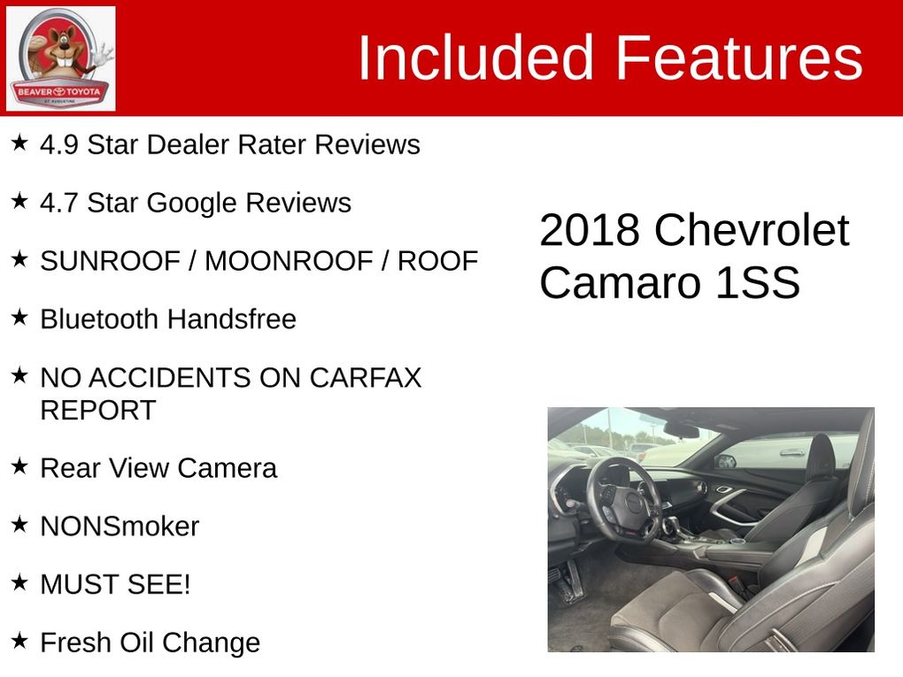 Used 2018 Chevrolet Camaro Coupe