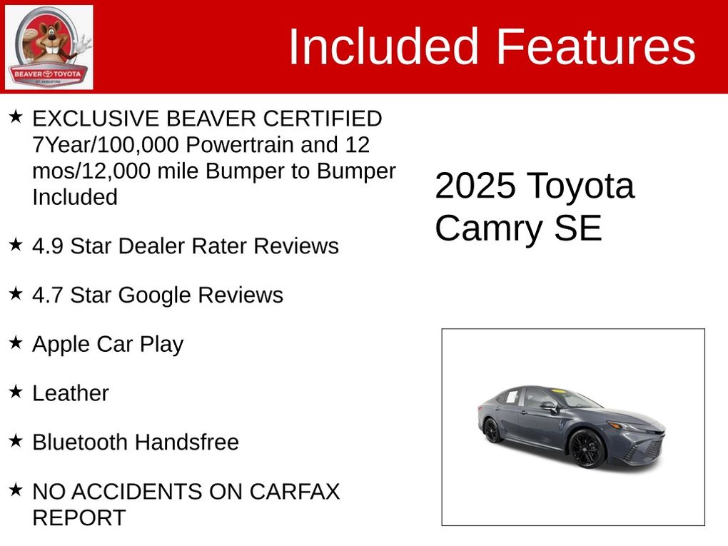 Used 2025 Toyota Camry Sedan