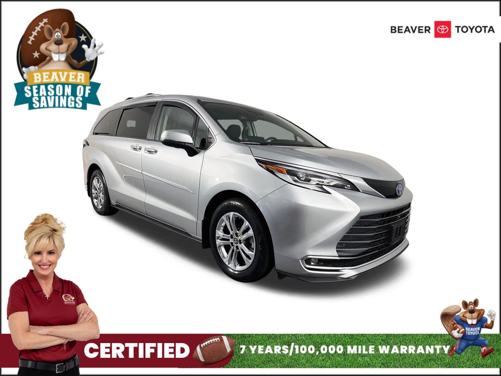 Celestial Silver Metallic 2023 Toyota Sienna Minivan All-Wheel Drive Continuously Variable Transmission