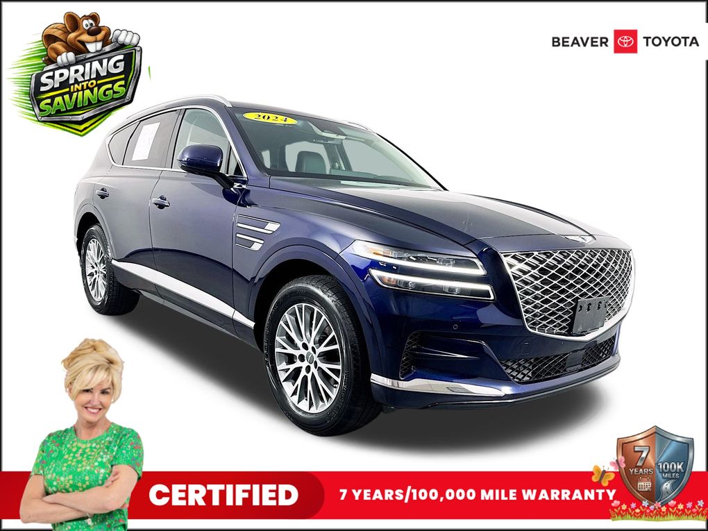 Capri Blue 2024 Genesis GV80 2.5T AWD SUV / Crossover All-Wheel Drive 8-Speed Automatic