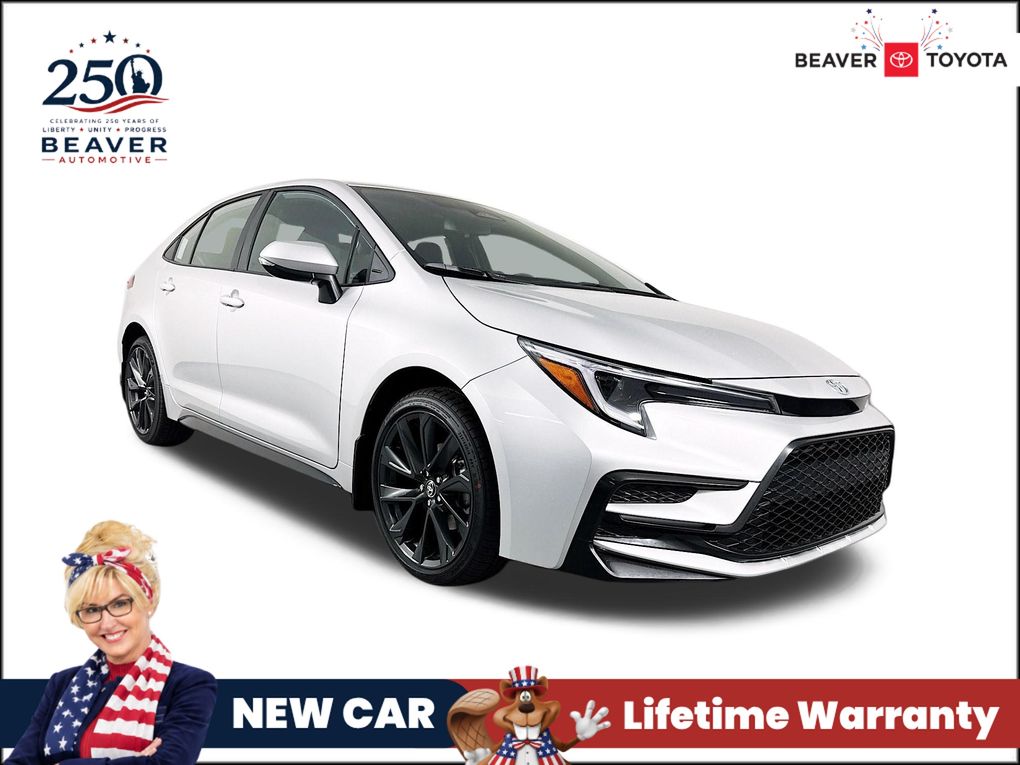 Classic Silver Metallic 2026 Toyota Corolla Sedan Front-Wheel Drive Continuously Variable Transmission