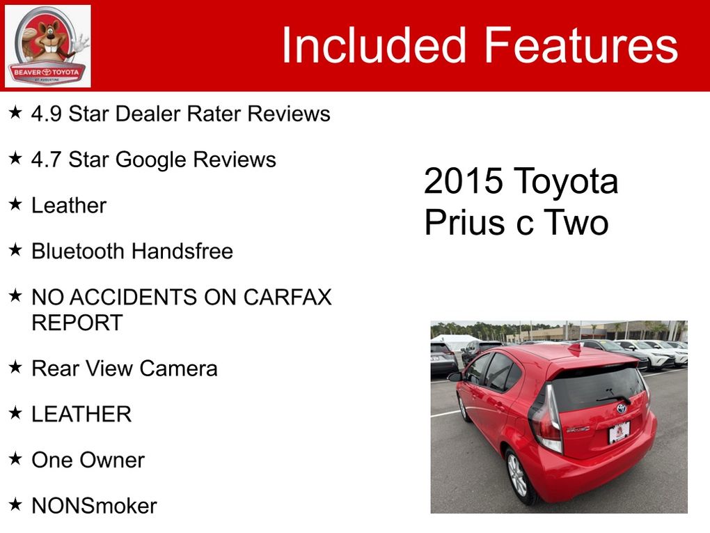 Used 2015 Toyota Prius c Hatchback