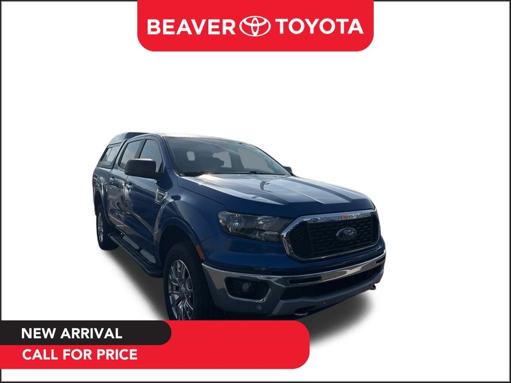 Lightning Blue Metallic 2019 Ford Ranger XLT SuperCrew RWD Pickup Truck 4X2 Automatic