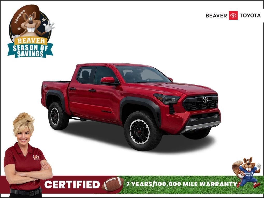 Supersonic Red 2024 Toyota Tacoma Pickup Truck Four-Wheel Drive 8-Speed Automatic