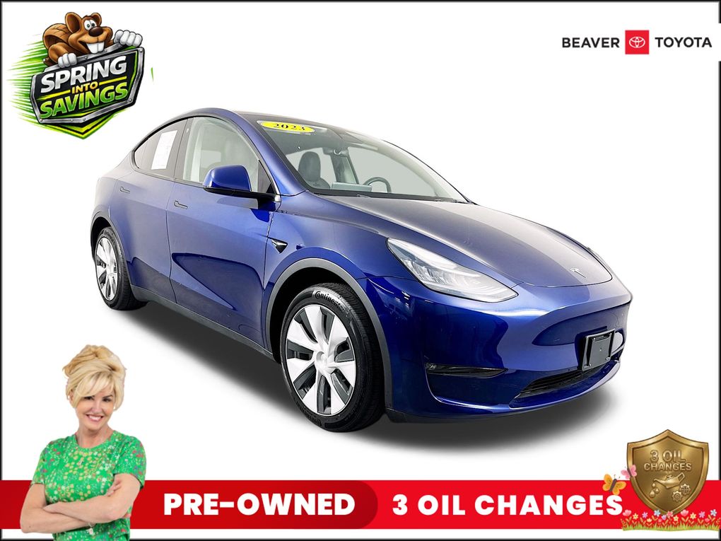 Deep Blue Metallic 2023 Tesla Model Y Long Range AWD SUV / Crossover All-Wheel Drive 1-Speed Automatic