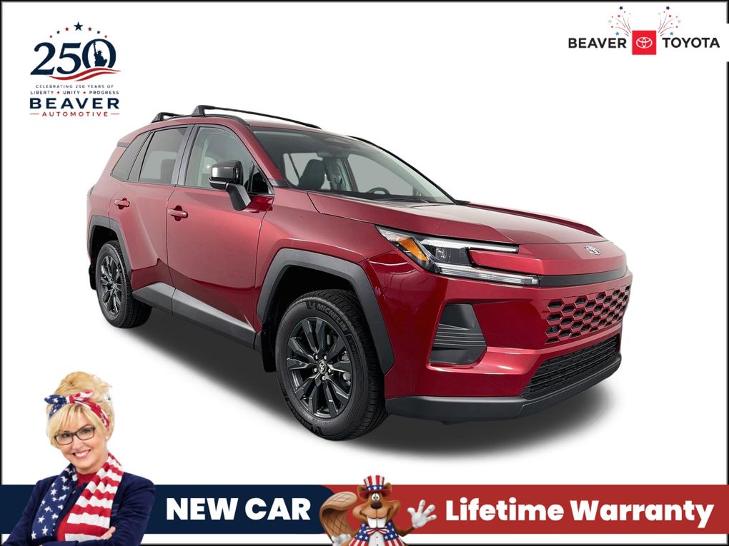 Red (Ruby Flare Pearl) 2026 Toyota RAV4 SUV / Crossover Front-Wheel Drive Continuously Variable Transmission