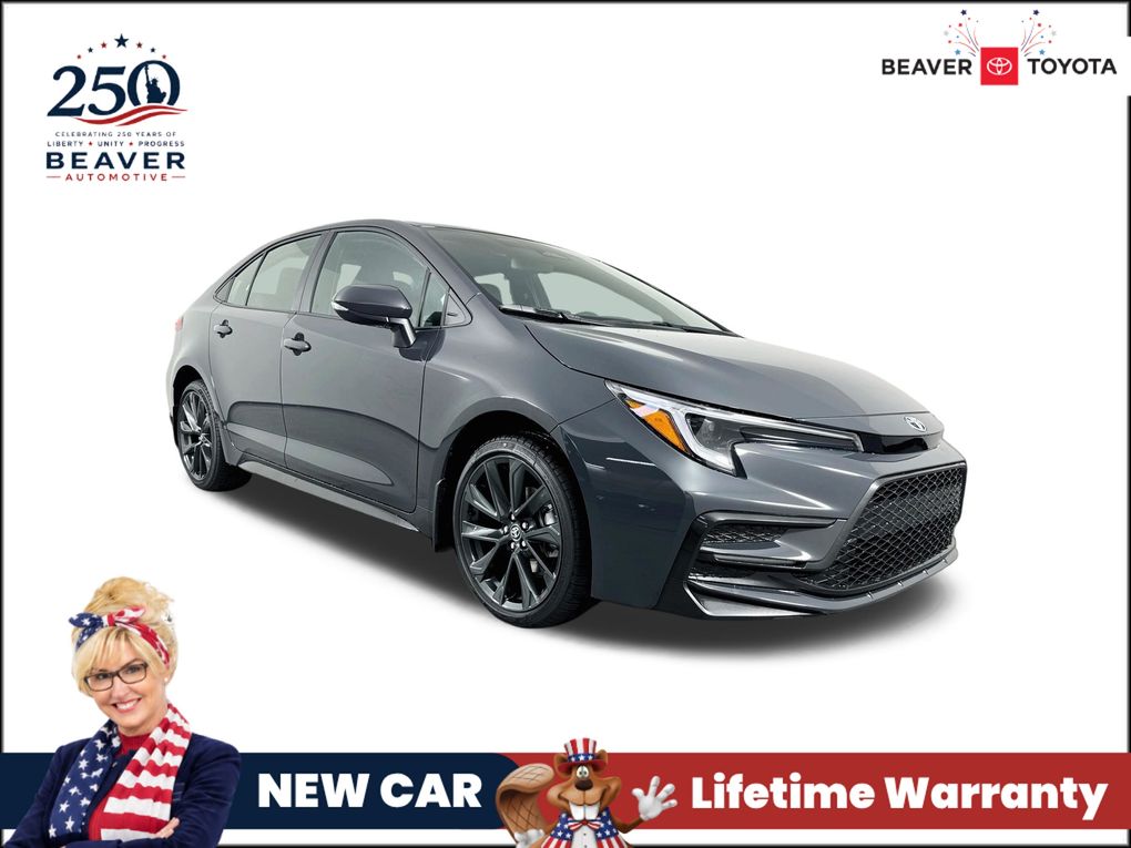Underground 2026 Toyota Corolla Sedan Front-Wheel Drive Continuously Variable Transmission