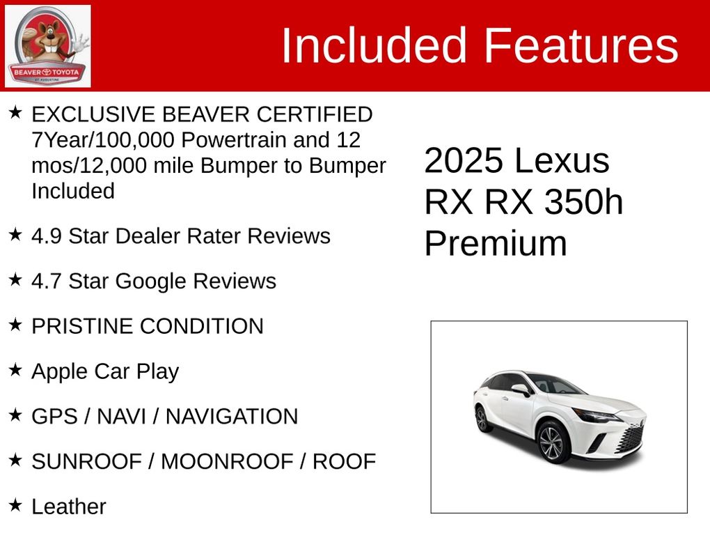 Used 2025 Lexus RX SUV
