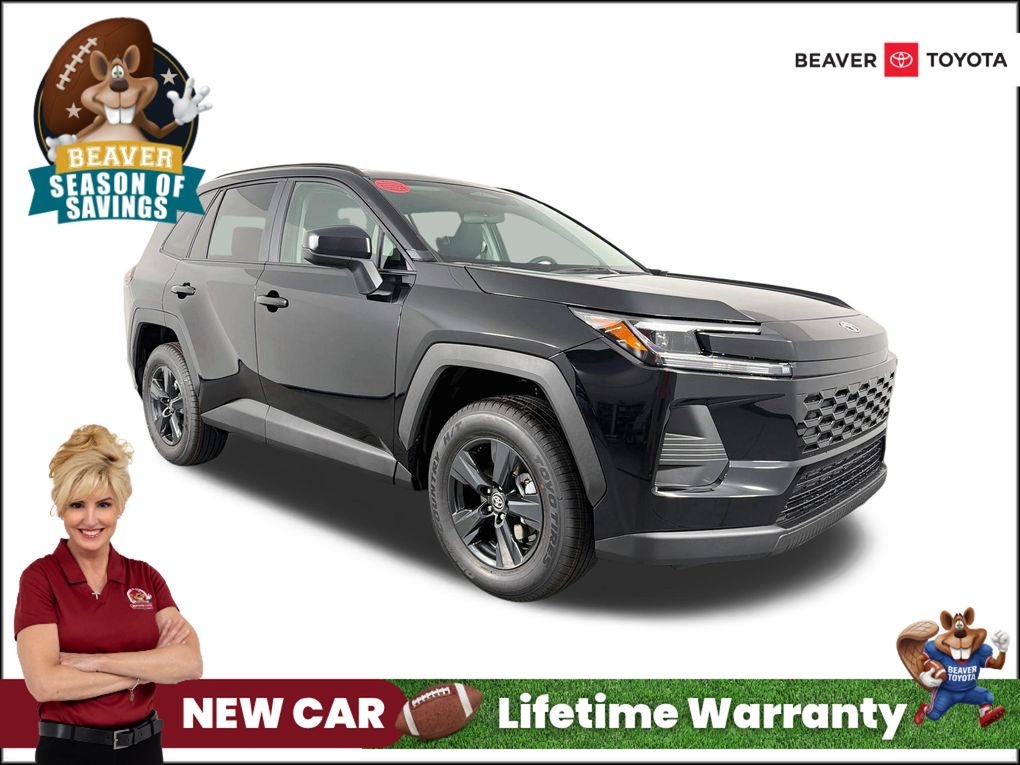 Midnight Black Metallic 2026 Toyota RAV4 SUV / Crossover Front-Wheel Drive Continuously Variable Transmission