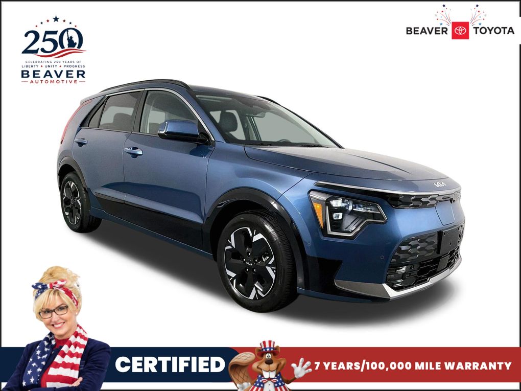 Mineral Blue 2025 Kia Niro EV SUV / Crossover Front-Wheel Drive 1-Speed Automatic
