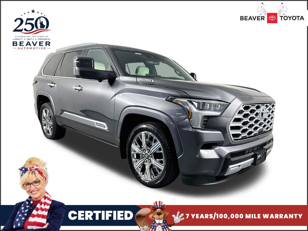 Magnetic Gray Metallic 2025 Toyota Sequoia SUV / Crossover Four-Wheel Drive Automatic