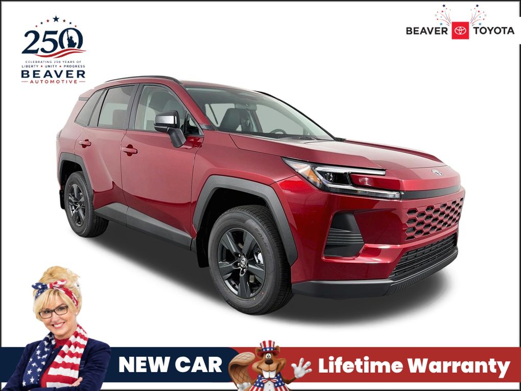 Red (Ruby Flare Pearl) 2026 Toyota RAV4 SUV / Crossover Front-Wheel Drive Continuously Variable Transmission