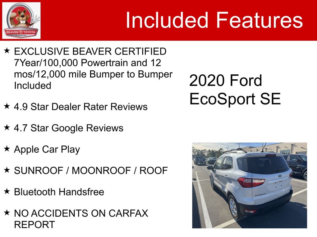 Used 2020 Ford EcoSport SUV