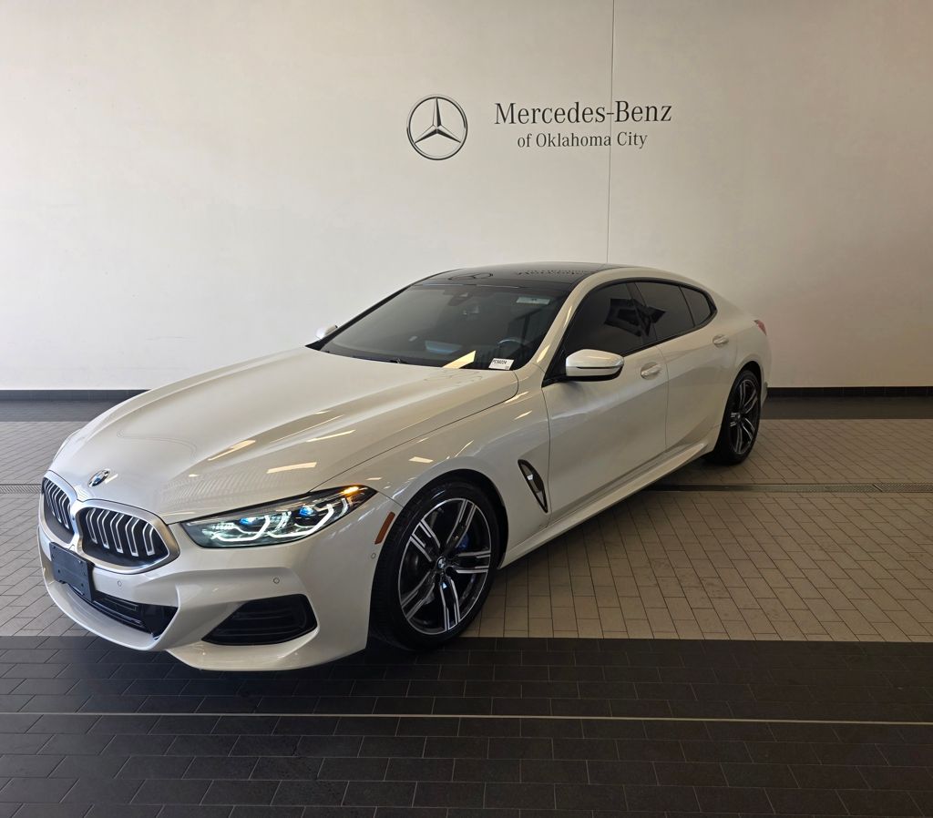 Mineral White Metallic 2023 BMW 8 Series 840i xDrive Gran Coupe AWD Coupe All-Wheel Drive 8-Speed Automatic