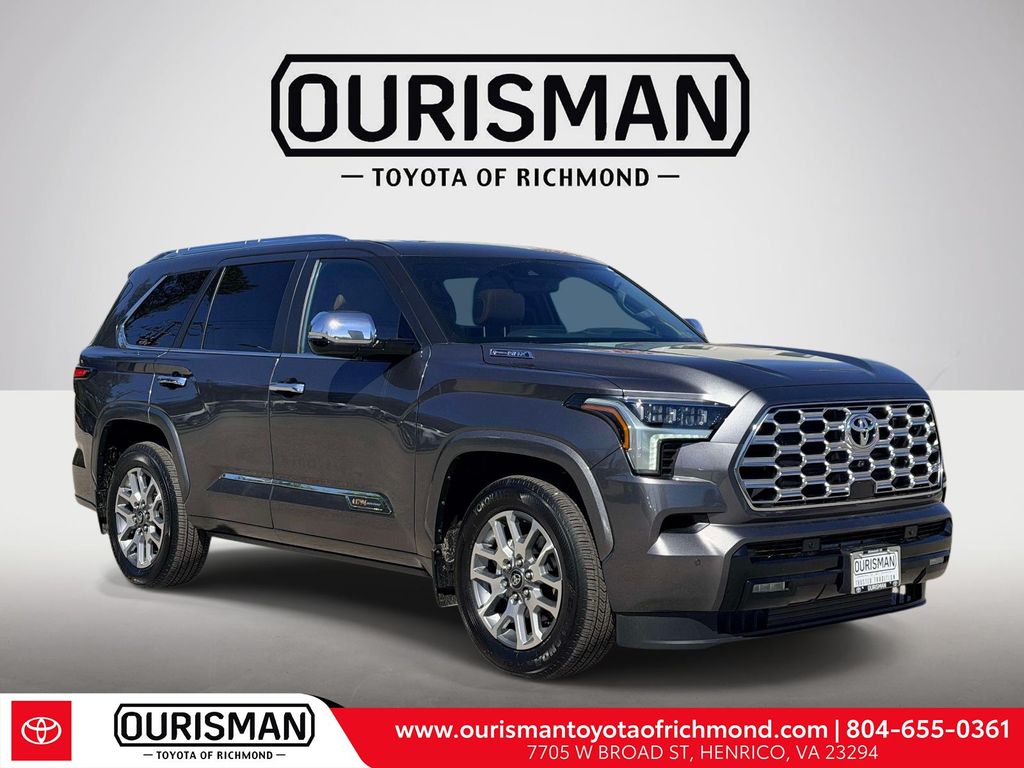 Magnetic Gray Metallic 2025 Toyota Sequoia 1794 Edition 4WD SUV / Crossover Four-Wheel Drive Automatic