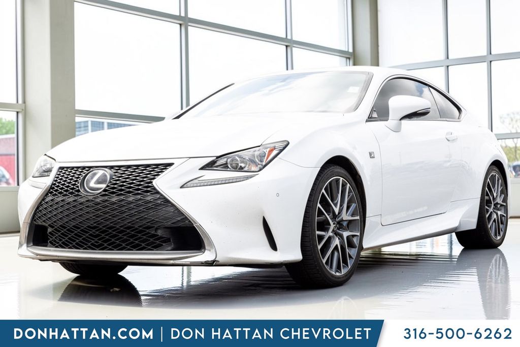 Ultra White 2016 Lexus RC Coupe Rear-Wheel Drive 8-Speed Automatic