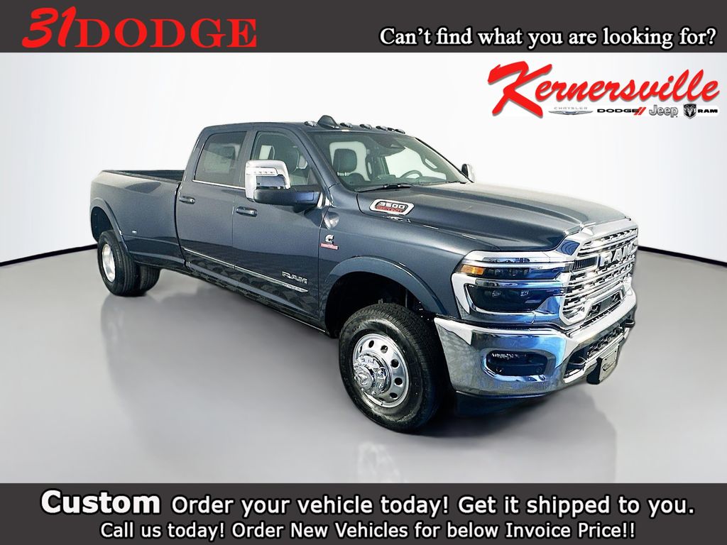 Blue Metallic 2026 RAM 3500 Pickup Truck Four-Wheel Drive Automatic