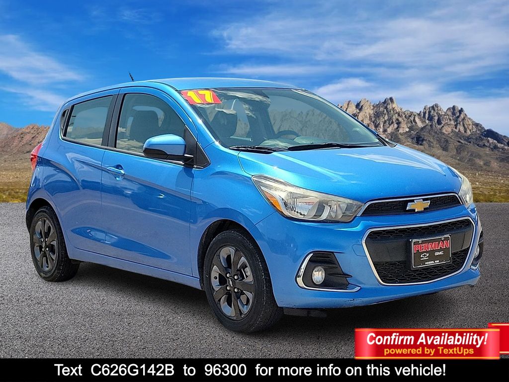 Splash Metallic 2017 Chevrolet Spark Hatchback Front-Wheel Drive Continuously Variable Transmission